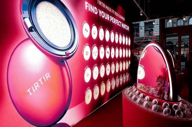 TirTir holds a pop-up in the US in November 2024. (Getty Images)