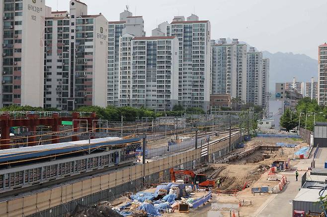 GTX-C노선 지하화가 확정된 서울 창동역 일대. 매경DB