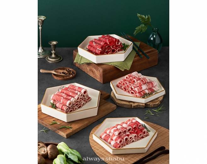 올웨이즈샤브가 샤브샤브에 쓰이는 소고기를 모두 '호주청정우'로 선보인다. /사진=올웨이즈샤브