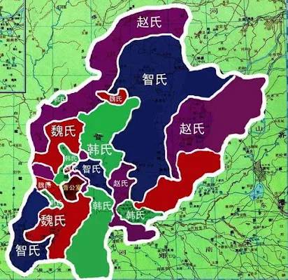 중국 춘추시대 강국이던 진나라는 말기에 지씨와 한씨, 조씨, 위씨 등 호족들이 권력을 다투게 된다.