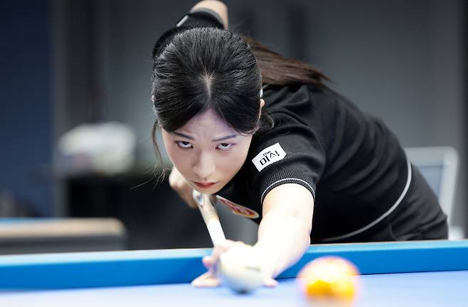 프로당구 여자부 신인 박정현. PBA