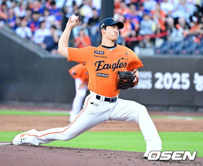 [OSEN=최규한 기자] 한화 엄상백. 2025.07.26 / dreamer@osen.co.kr