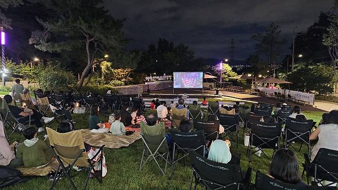 지난해 영화상영 모습 [광진구 제공. 재판매 및 DB 금지]