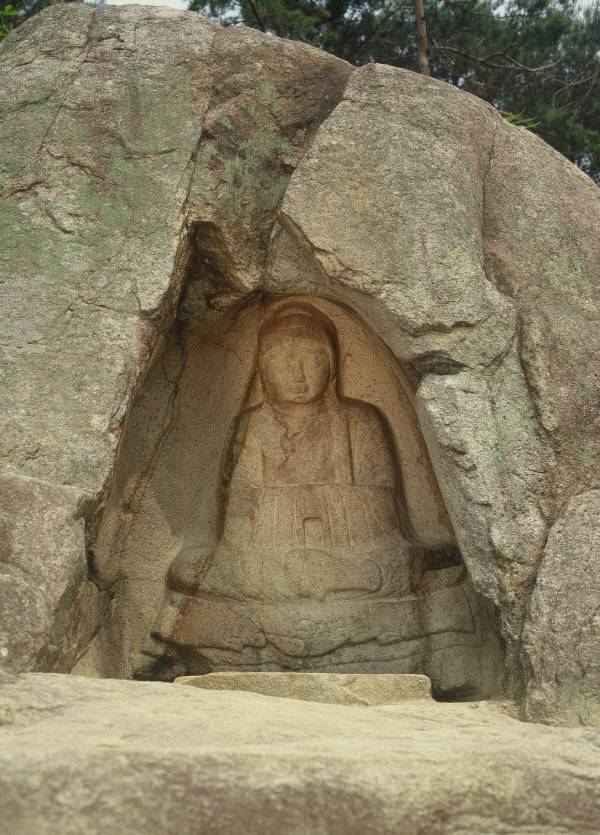 남산불곡 마애여래좌상