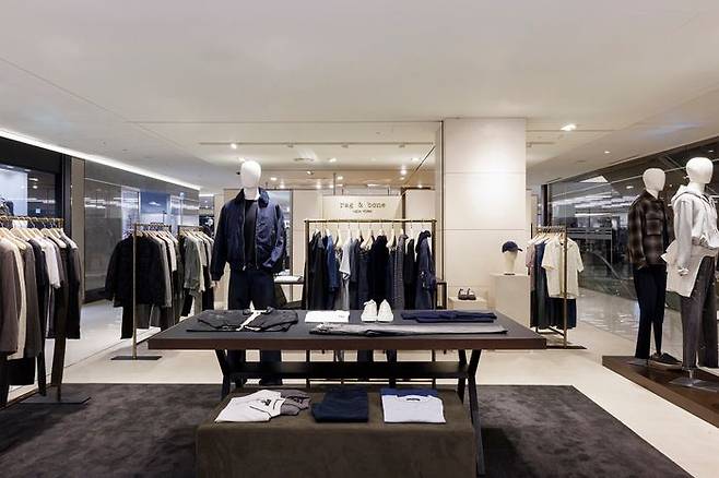 랙앤본 현대백화점 압구정본점 남성 팝업 스토어 전경. ⓒ삼성물산 패션부문