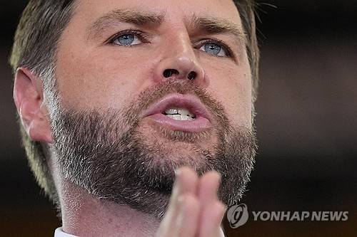 J D 밴스 미국 부통령. 로이터 연합뉴스