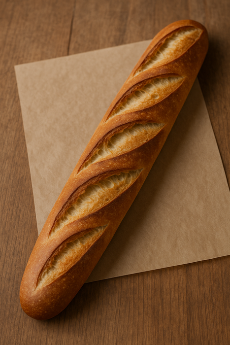 프랑스의 일부 대형마트가 이른바 '공장형 바게트'를 초저가에 내놓으면서 전통 제빵사들의 거센 반발을 불러일으키고 있다. 사진=챗GPT