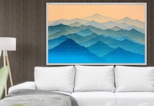 셀리닉의원에 전시된 김상열 작가의 'Wind Garden' 작품