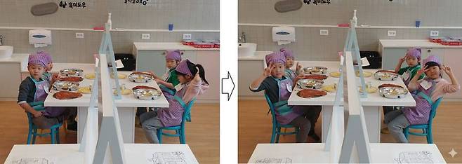 원본 사진의 포즈나 표정을 바꾸는 정도의 작업은 10초 이내로 결과물을 확인할 수 있다 / 출처=IT동아