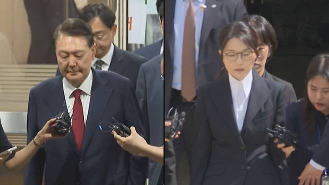 윤석열 前 대통령과 부인 김건희 여사