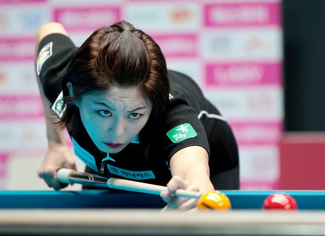 개막전 우승자 김가영은 이유주를 제압했다. PBA 제공