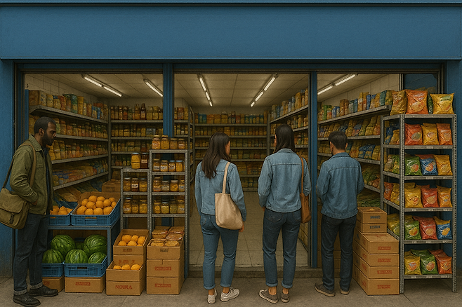 이태원 마트 자료화면 (위 사진은 해당 기사와 직접적 연관 없습니다.) / 사진=챗GPT