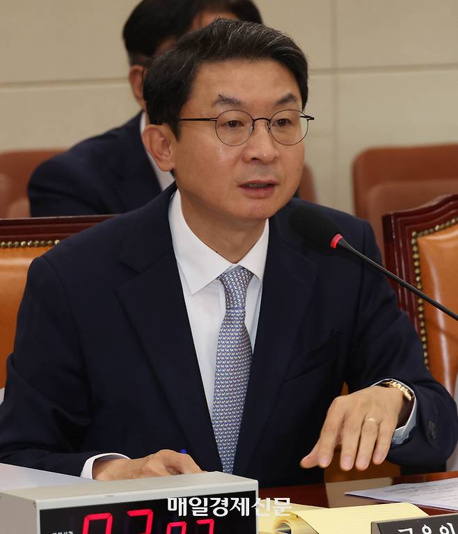 2일 국회 정무위원회에서 열린 이억원 금융위원장 후보자에 대한 인사청문회가 열리고있다. 2025.9.2[이충우기자]