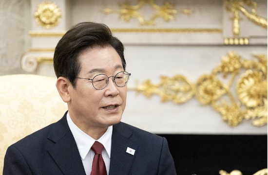 이재명 대통령이 지난 8월 25일(현지시간) 미국 워싱턴DC 백악관에서 도널드 트럼프 미국 대통령과 정상회담을 하고 있다. (사진=연합뉴스)