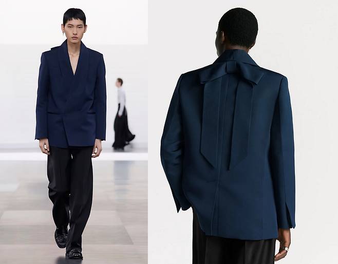 배우 강동원이 착용한 재킷의 런웨이 룩 /사진=디올