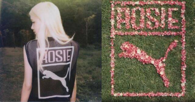 블랙핑크 로제. /로제 소셜미디어, 푸마