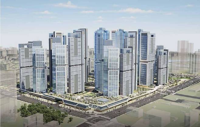 서울 강남구 은마아파트 재건축 후 조감도 [서울특별시 제공]