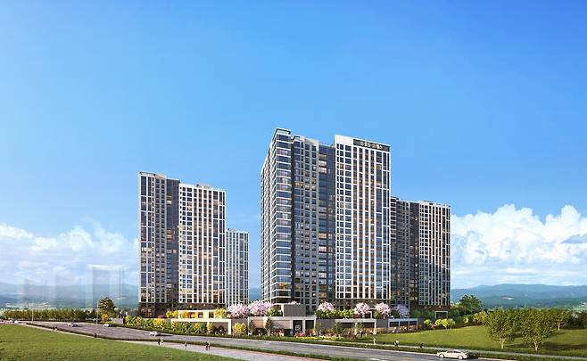 ‘양주역 중흥S-클래스’ 투시도[중흥토건 제공]