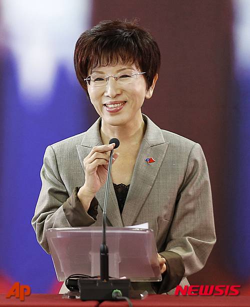 [AP/뉴시스] 홍슈주 대만 제1야당 국민당 전 대표. (사진=뉴시스DB)