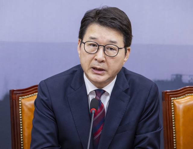 ▲국민의힘 신동욱 최고위원이 지난달 27일 국회에서 열린 최고위원회의에서 발언하고 있다. ⓒ연합뉴스