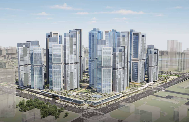 강남구 대치동 은마아파트 재건축 후 단지 조감도. 사진 제공=서울시