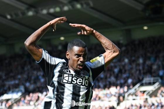 뉴캐슬 시절 알렉산더 이사크. /AFPBBNews=뉴스1