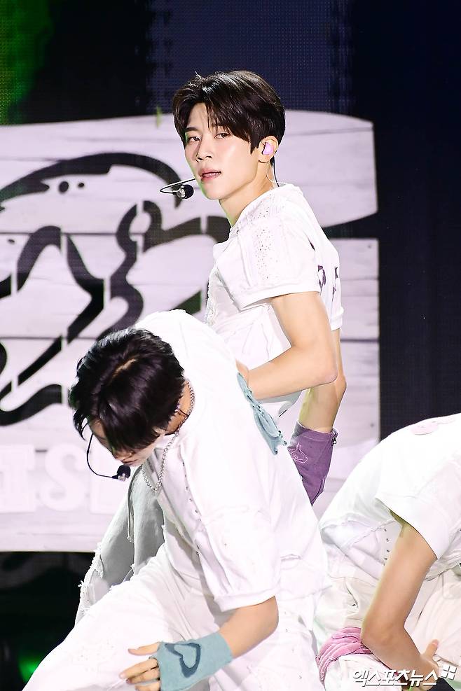 베일 듯한 턱선