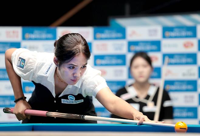 경기에 집중하는 스롱 피아비 [PBA 제공. 재판매 및 DB 금지]