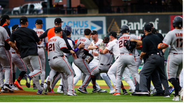 샌프란시스코와 콜로라도 벤치클리어링 장면. 사진 | 엠엘비닷컴