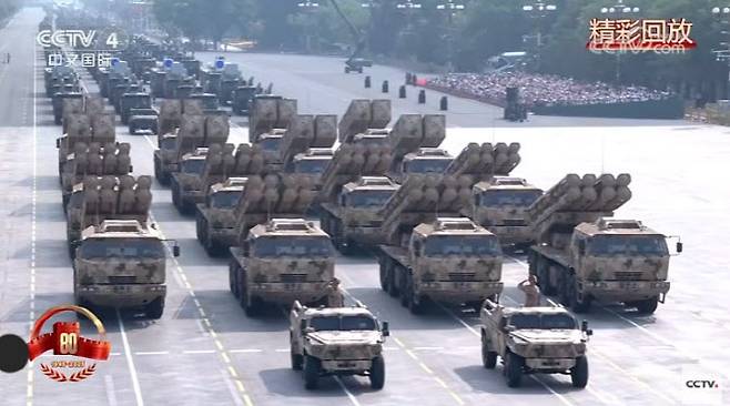 중국 전승절 80주년 열병식 (사진=중국CCTV 유튜브 캡처)