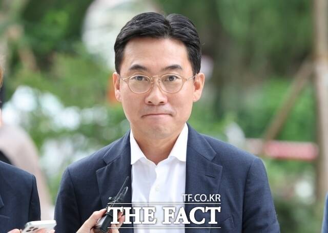 이른바 '집사 게이트 의혹'에 연루된 조영탁 IMS모빌리티(옛 비마이카) 대표 등 3명이 구속됐다. 사진은 조 대표. /뉴시스