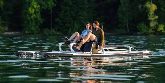 스위스와 유럽에서 큰 인기를 끌었던 전기 수상 자전거가 미국 시장에 본격 출시된다. (출처=오터)