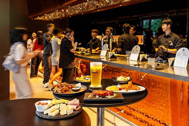 삿포로 프리미엄 비어스탠드의 모습/양수열 영상미디어 기자