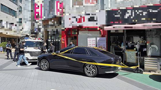 조원동(옛 신림8동) 칼부림 현장. 김창용 기자