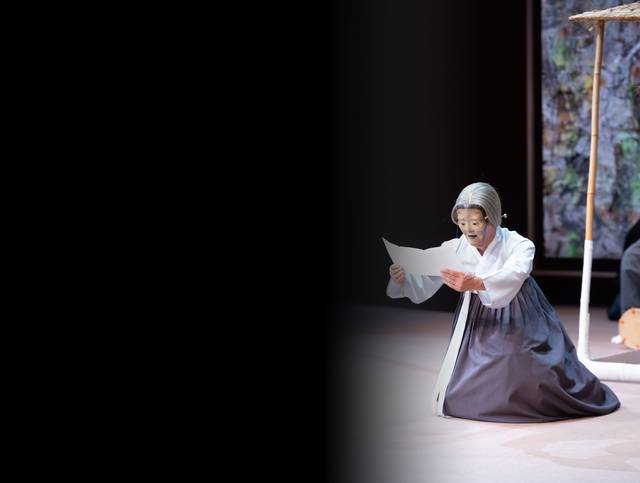 3일 개막하는 국립극장 ‘창극 중심 세계 음악극 축제’에서 공연하는 일본의 ‘망한가’. ⓒShinya Watabe