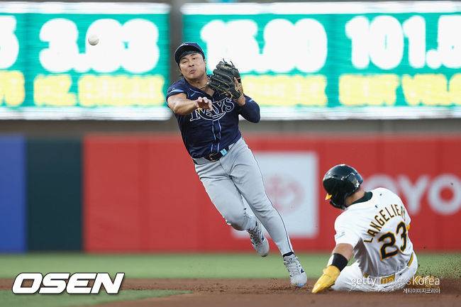 [사진] 탬파베이 레이스 시절 김하성. ⓒGettyimages(무단전재 및 재배포 금지)
