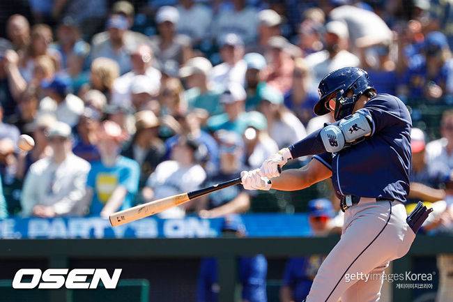 [사진] 탬파베이 레이스 시절 김하성. ⓒGettyimages(무단전재 및 재배포 금지)