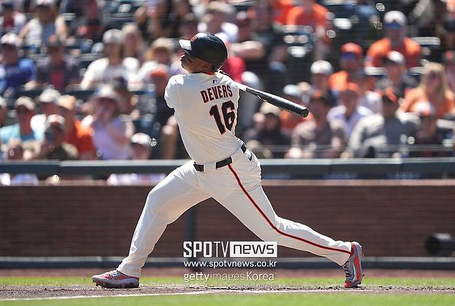 ▲ 최근 7경기에서 타율 0.464, 5홈런, 12타점의 무서운 타격 페이스로 자신의 진가를 증명하고 있는 라파엘 데버스