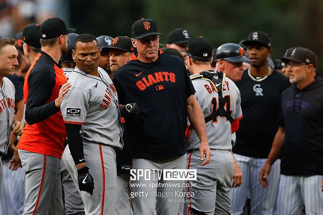 ▲ 데버스가 연관된 벤치클리어링은 동료들의 투지를 일깨웠고, 샌프란시스코는 3일 콜로라도전에서 7-4로 이기며 최근 상승세를 이어 갔다