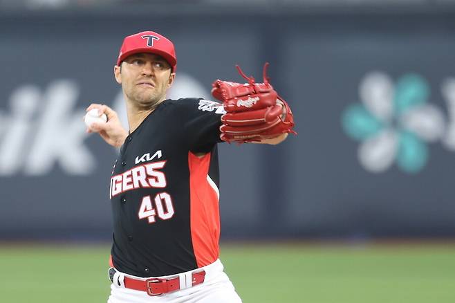 ▲ 나흘 휴식 후 3일 광주 SSG전에 등판하는 제임스 네일 ⓒKIA 타이거즈