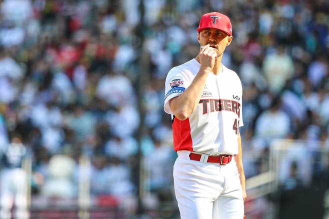 KIA 타이거즈 에이스 제임스 네일. /사진=KIA 타이거즈 제공