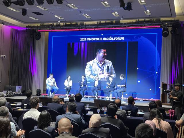 4일 대전 롯데시티호텔에서 진행된 '2025 이노폴리스 글로벌 포럼' 현장 사진 사진=윤경식 기자.