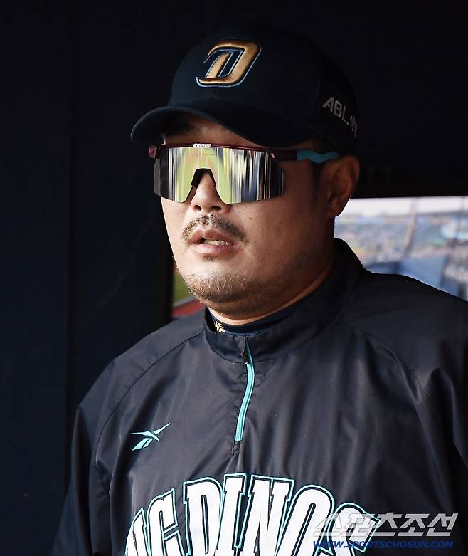 12일 서울 잠실구장에서 열린 NC-두산전. NC 이호준 감독이 경기를 지켜보고 있다. 잠실=정재근 기자 cjg@sportschosun.com/2025.8.12/