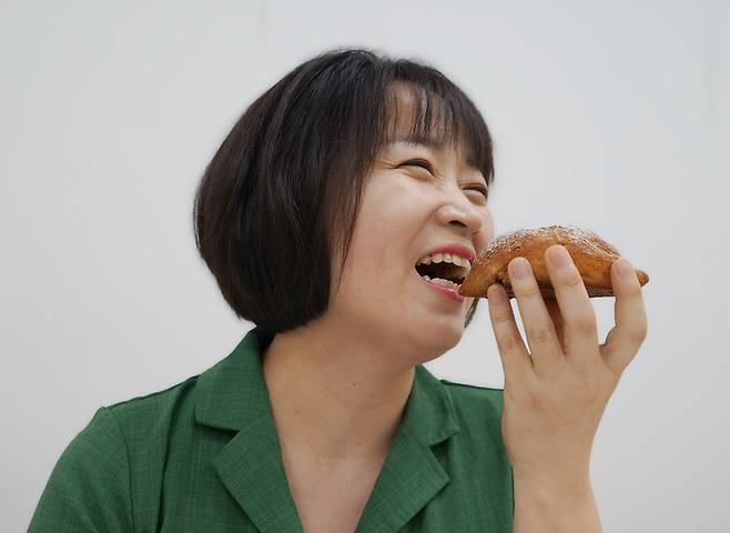 잇츠굿의 단백질빵 '고프로틴'을 개발한 이주미 이사. /더비비드