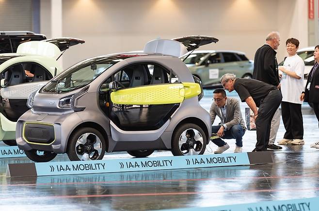 IAA 모빌리티 2023 전시장 전경. 메쎄뮌헨 제공