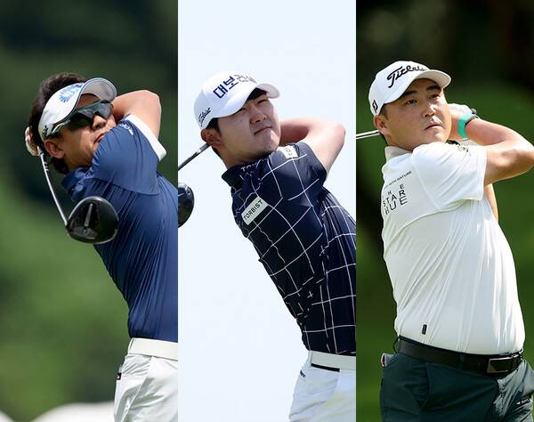 2025년 한국프로골프(KPGA) 투어 KPGA 파운더스컵에 출전하는 박상현, 고군택, 이태훈 프로. 사진제공=KPGA (사진을 무단으로 사용하지 마십시오.)
