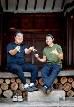 창녕 안리마을에서 식당을 운영하는 박현준(왼쪽), 하재범 씨.
