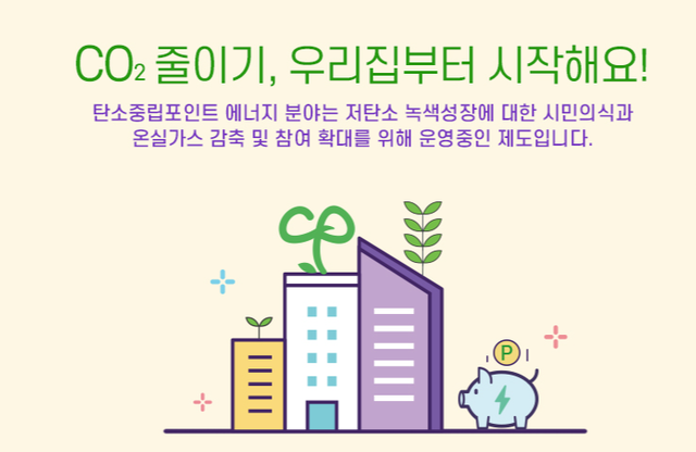 서울을 제외한 전국 지방자치단에서 시행 중인 탄소중립포인트 제도를 알지 못해 혜택을 놓치고 있는 가구가 10곳 중 9곳에 달하는 것으로 나타났다. 탄소중립포인트 제도 공식 누리집