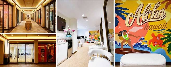 알로힐라니 호텔 1층에 자리한 팜투어 라운지 (사진_팜투어)