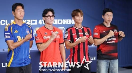 (왼쪽부터) 김영권, 이유현, 김진수, 김인성. /사진=김진경 대기자